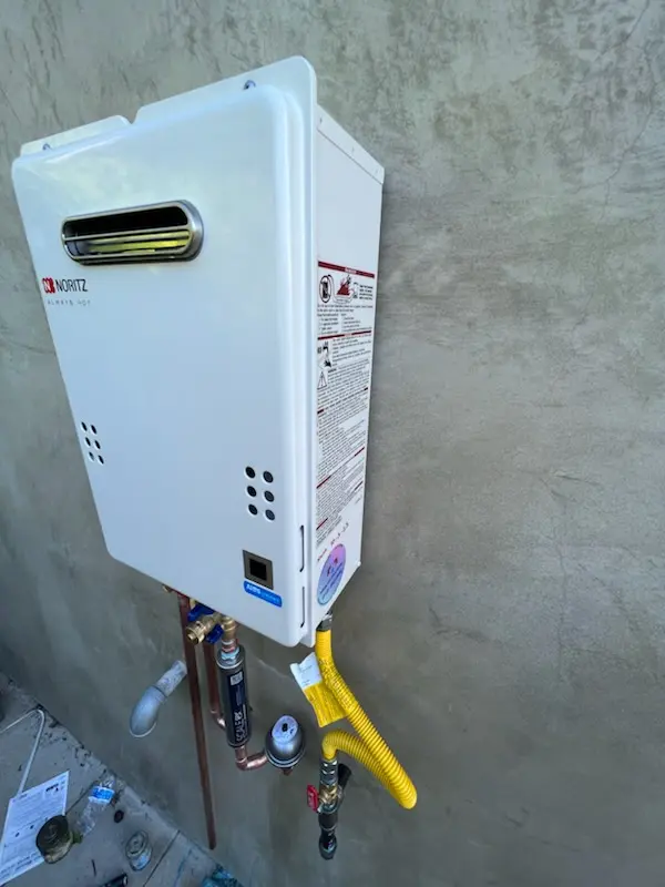 Tankless water heater installation for The Village at Vistancia homes